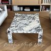 Calacatta Viola Marble Coffee Table